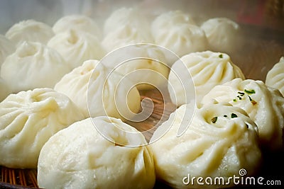 Chinese dumplings Stock Photo