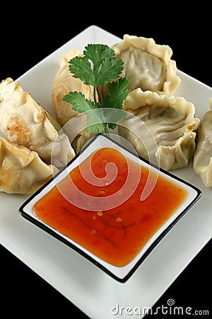 Chinese Dumplings 6 Stock Photo