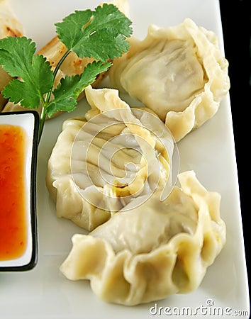 Chinese Dumplings 7 Stock Photo