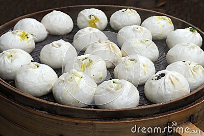 Chinese dumplings Stock Photo