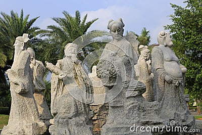 Chinese eight immortals Stock Photo