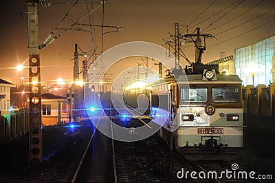 Chinese electric train Editorial Stock Photo