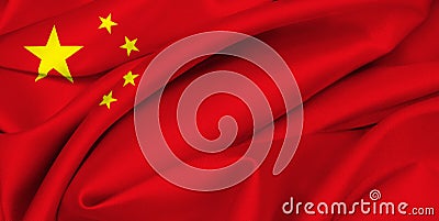 Chinese Flag - China Stock Photo