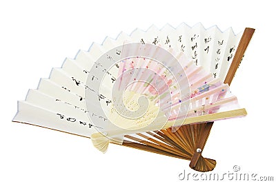 Chinese Folding Fans Stock Photo