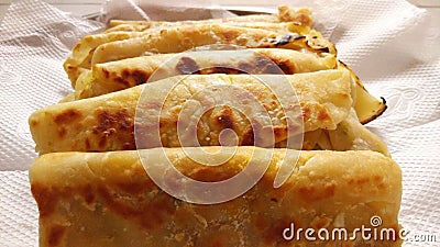 Chinese fried roasted toast Stock Photo