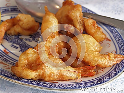 Chinese Fried Shrimp Stock Photo - Image: 5259410