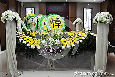 Chinese Funeral Stock Photo