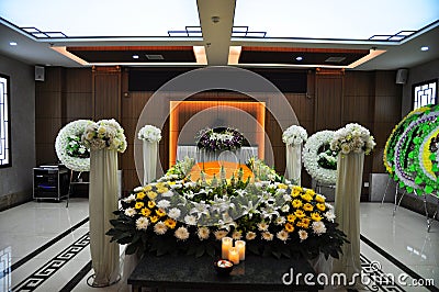 Chinese Funeral Place Stock Photo