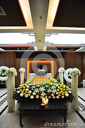 Chinese Funeral Place Stock Photo