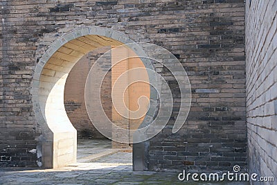 Chinese gate Stock Photo