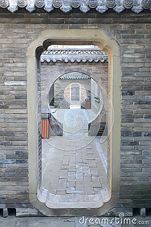 Chinese gates Stock Photo