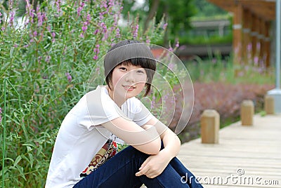 Chinese girl Stock Photo