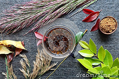 Chinese green tea in nature style Stock Photo