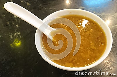 Chinese Bean Soup Dessert Stock Photo