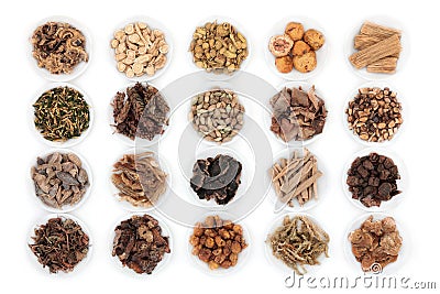 Chinese Herbal Medicine Stock Photo