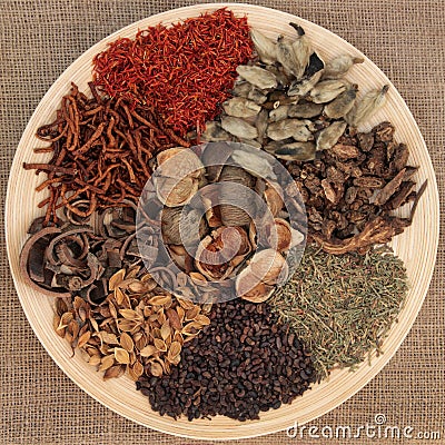 Chinese Herbal Medicine Stock Photo