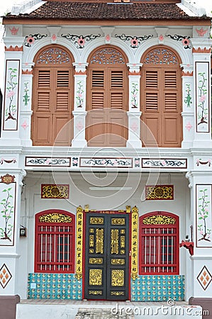 Chinese Heritage House @ Taiping Editorial Stock Photo