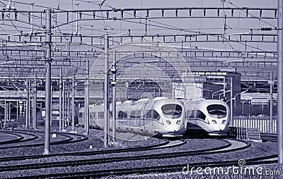 Chinese High-speed Rail Stock Photo