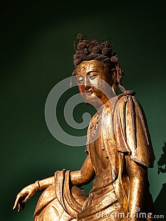 Chinese Historic Sculpture Editorial Stock Photo