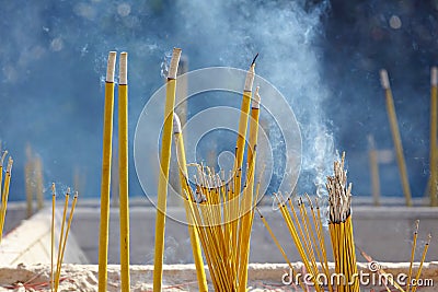 Chinese incense Stock Photo