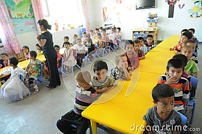 Chinese kindergarden Editorial Stock Photo