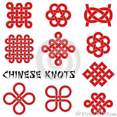 Chinese knots Vector Illustration