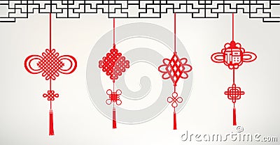 Chinese knots Vector Illustration