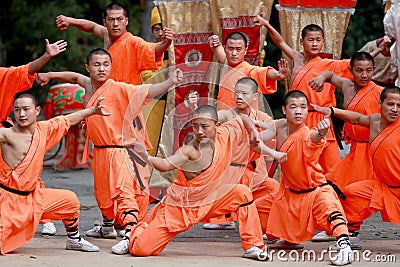 Chinese kung fu Editorial Stock Photo