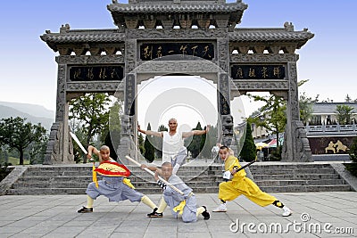 Chinese kung fu Stock Photo