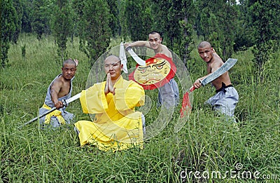 Chinese Kung Fu Stock Photo