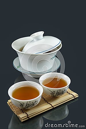 Chinese Kungfu Tea Stock Photo
