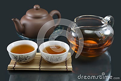 Chinese Kungfu Tea Stock Photo