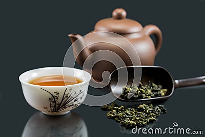 Chinese Kungfu Tea Stock Photo