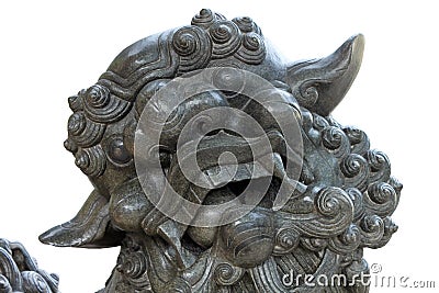 Chinese lion Stock Photo