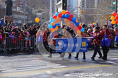 The 2015 Chinese Lunar New Year Parade 53 Editorial Stock Photo
