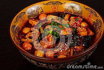 Chinese Mala Tang soup Stock Photo