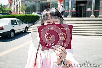 Chinese married Editorial Stock Photo