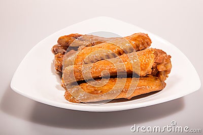 Chinese meat -Spiced duck wings Stock Photo