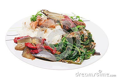 Chinese Mixed Dish Stock Photo