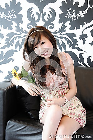 Chinese model Stock Photo