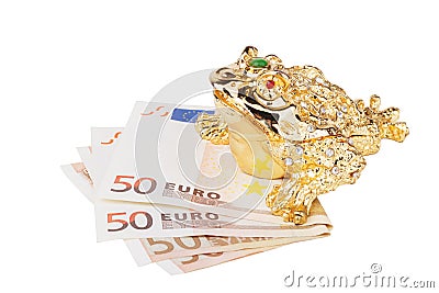 Chinese money frog Stock Photo
