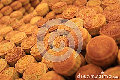 Chinese moon cake#1 Stock Photo