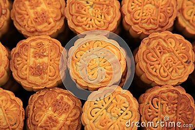 Chinese moon cake$2 Stock Photo