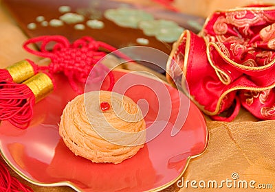 Chinese moon cake Stock Photo