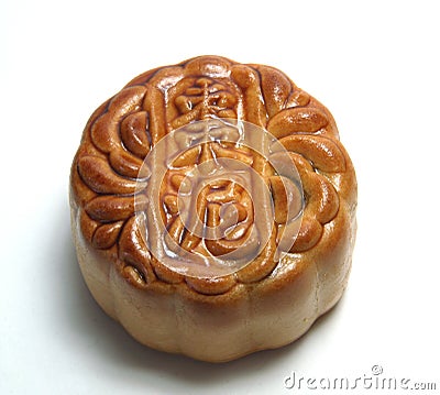 Chinese Moon Cake Stock Photo