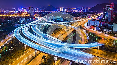 Chinese Napo overpass Editorial Stock Photo