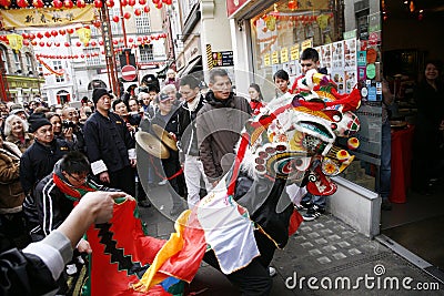 Chinese New Year Celebration, 2012 Editorial Stock Photo