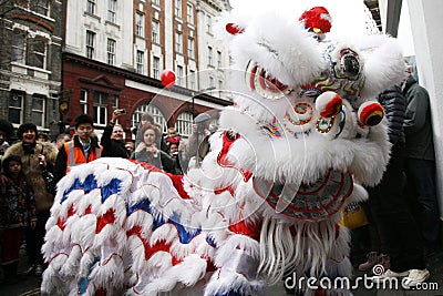 Chinese New Year Celebration, 2012 Editorial Stock Photo