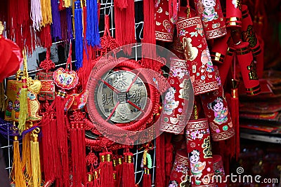 Chinese New Year Decorations Stock Photo