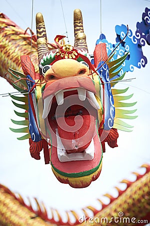 Chinese new year dragon Stock Photo